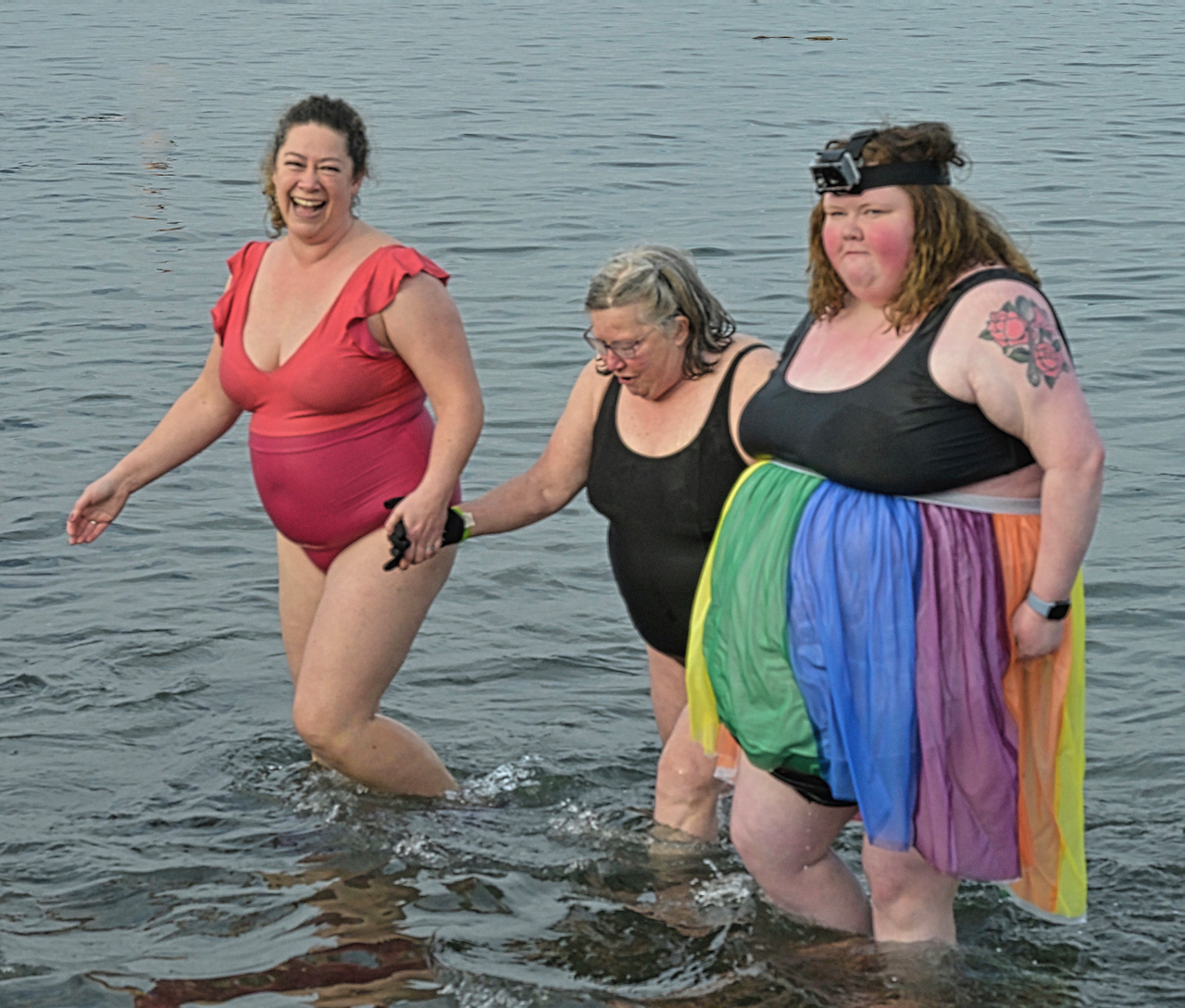 Largest Polar Plunge ever launches 2024 on Alki Beach Westside Seattle